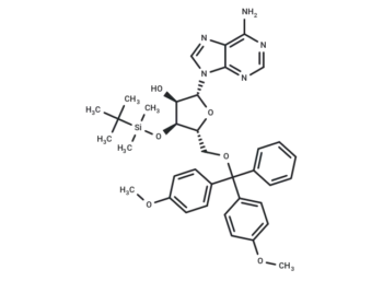 5'-O-(4,4'-Dimethoxytrityl)-3'-O-t-butyldimethylsilyl adenosine
