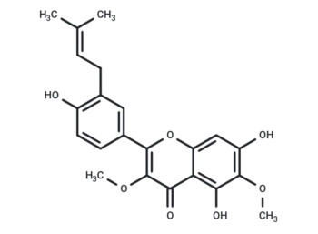 5,7,4-Trihydroxy-3,6-dimethoxy-3-prenylflavone