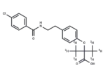 Bezafibrate-d6 (dimethyl-d6)
