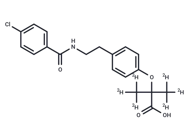 Bezafibrate-d6 (dimethyl-d6)