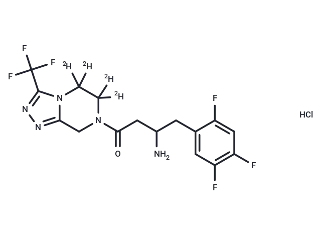 rac-Sitagliptin-d4 HCl