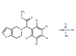 rac-Clopidogrel-d4 Hydrogen Sulfate