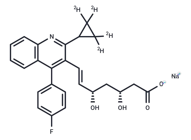Pitavastatin-d4 Sodium Salt