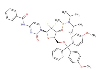 5'-O-DMTr-2',2'-difluoro-dC(Bz)-methyl   phosphonamidite