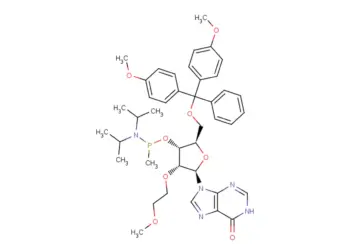 5'-O-DMTr-2'-O-MOE   inosine 3'-P-methyl phosphonamidite