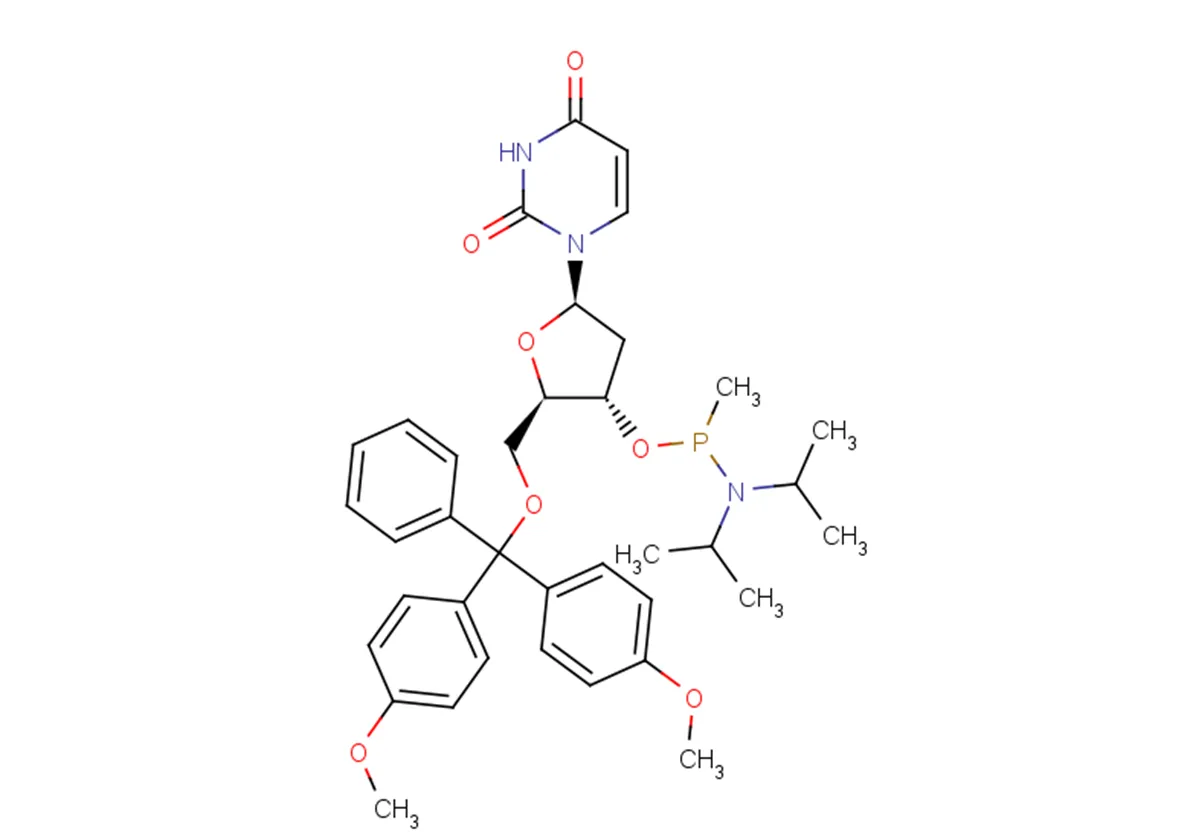 5'-O-DMTr-dU-methyl phosphonamidite CgoaEWZGsDuEHqeAAAAAACmGMjE048- Immunomart
