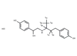 Ractopamine-d6 Hydrochloride (Mixture of Diastereomers)