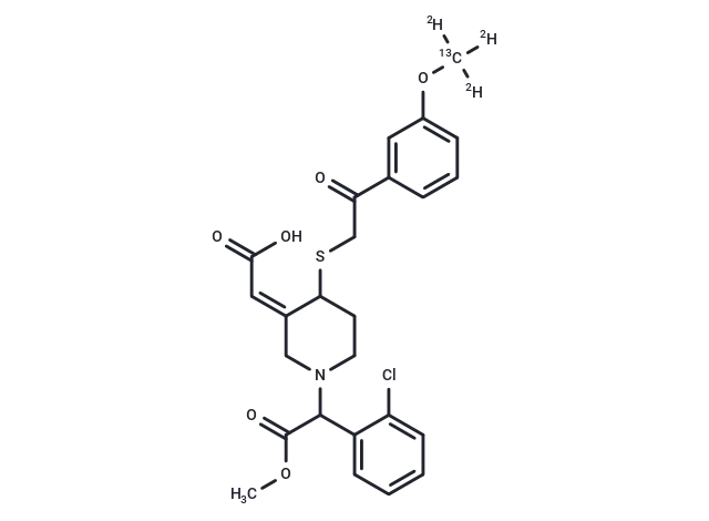cis-Clopidogrel-MP-13C-d3 Derivative