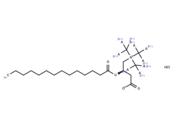 Tetradecanoyl carnitine-d9 HCl