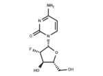 2′-Deoxy-2′-fluoro-beta-D-arabinocytidine