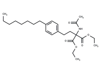 Diethyl 2-acetamido-2-(4-octylphenethyl)malonate