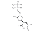 5'-O-t-Butyldimethylsilyl 2'-deoxy-5-iodo-uridine 1 5′-O-t-Butyldimethylsilyl 2′-deoxy-5-iodo-uridine