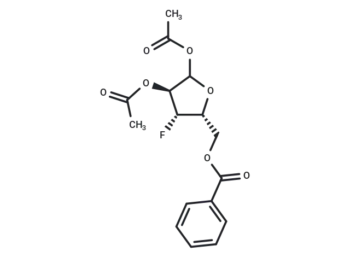 1,2-Di-O-acetyl-5-O-benzoyl-3-deoxy-3-fluoro-D-xylofuranose