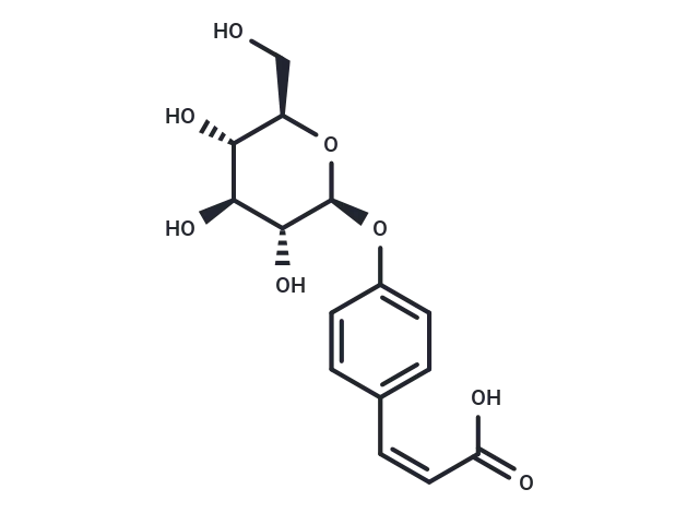 4-O-beta-Glucopyranosyl-cis-coumaric acid 4-O-beta-Glucopyranosyl-cis-coumaric acid