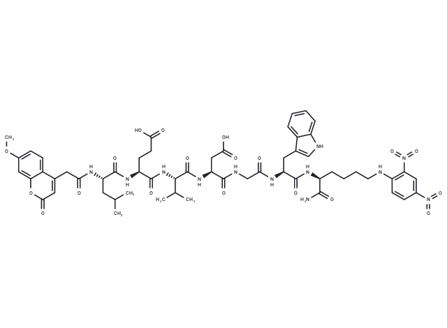 Ac-LEVDGWK(Dnp)-NH2
