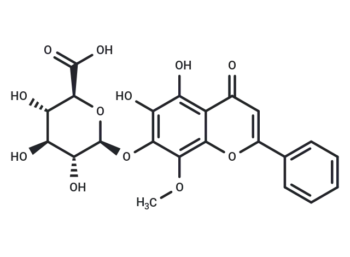 5,6-Dihydroxy-8-methoxyflavone-7-O-glucuronide