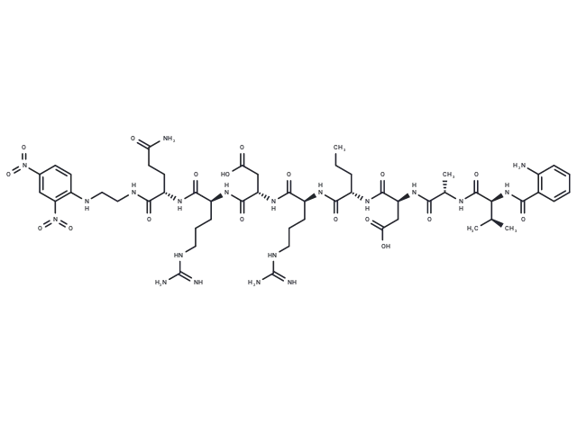 Abz-Val-Ala-Asp-Nva-Arg-Asp-Arg-Gln-EDDnp