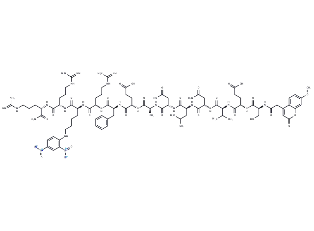 MCA-SEVNLDAEFR-K(Dnp)-RR