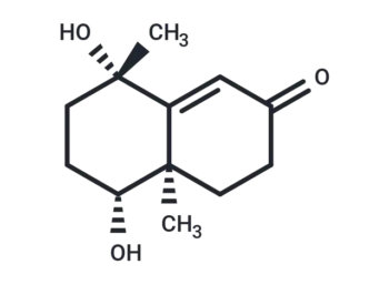 1β,4β-Dihydroxy-11,12,13-trinoreudesm-5-en-7-one