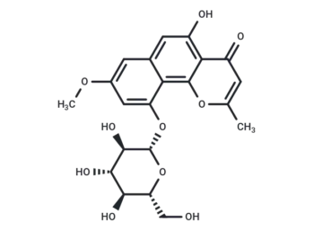 Demethylflavasperone 10-O-β-D-glucopyranoside