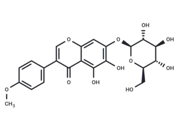 4-Methoxy-5,6-dihydroxyisoflavone-7-O-β-D-glucopyranoside