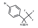 3-(4-Bromophenyl)-3-(trifluoromethyl)-3H-diazirine 1 3-(4-Bromophenyl)-3-(trifluoromethyl)-3H-diazirine
