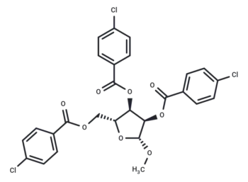 β-D-Ribofuranoside,methyl,tris(4-chlorobenzoate)