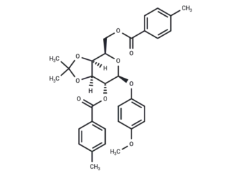 4-Methoxyphenyl 3,4-O-isopropylidene-2,6-bis-O-(4-methylbenzoyl)-β-D-galactopyranoside