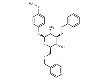 4-Methoxyphenyl 2-amino-3,6-di-O-benzyl-2-deoxy-β-D-glucopyranoside