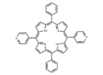 5,15-Diphenyl-10,20-di(pyridin-4-yl)porphyrin 1 5