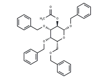 β-D-Galactopyranoside, phenylmethyl 3,4,6-tris-O-(phenylmethyl)-, acetate