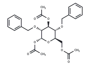 α-D-Glucopyranose,2,4-bis-O-(phenylmethyl),triacetate