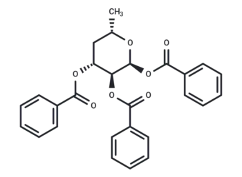 α-L-xylo-Hexopyranose,4,6-dideoxy,tribenzoate