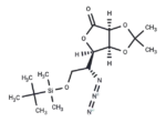 5-Azido-6-(tert-butyldimethylsilyl)-2,3-O-isopropylidene L-gulono-1,4-lactone 1 5-Azido-6-(tert-butyldimethylsilyl)-2
