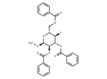 α-D-Glucopyranoside,methyl 4-deoxy-4-fluoro,2,3,6-tribenzoate