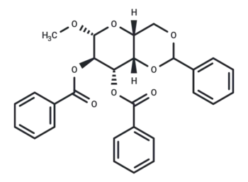 β-D-Galactopyranoside, methyl 4,6-O-(phenylmethylene)-, dibenzoate