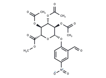 β-D-Glucopyranosiduronic acid,2-formyl-4-nitrophenyl,methyl ester,2,3,4-triacetate