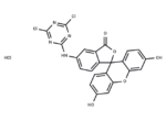 5-(4,6-Dichloro-s-triazin-2-ylamino)fluorescein hydrochloride 1 5-(4