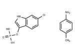 6-Chloro-3-indoxyl phosphate p-toluidine