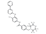 N-Desmethyl imatinib-d8
