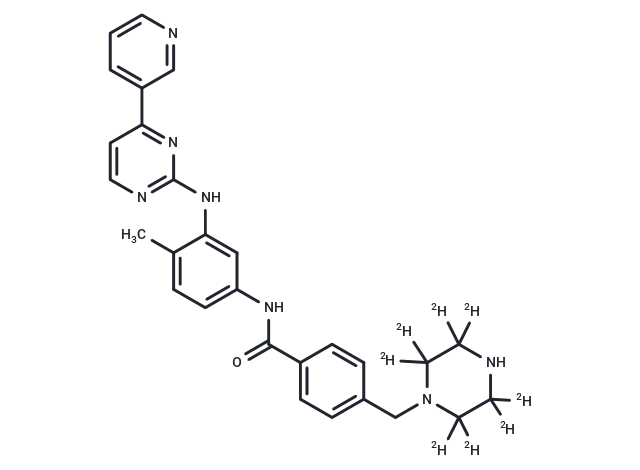 N-Desmethyl imatinib-d8