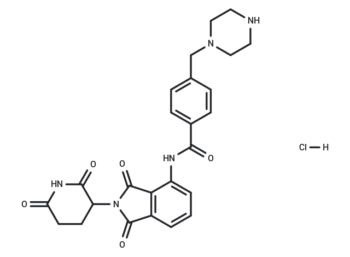 Pomalidomide-benzyl-piperazine hydrochloride