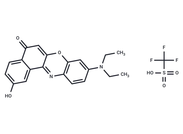 2-Hydroxy nile red trifluoromethanesulfonate