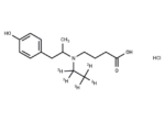 O-desmethyl Mebeverine acid D5 hydrochloride
