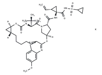 Grazoprevir potassium salt