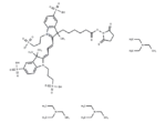 AF555 NHS ester TEA salt