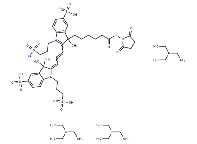 AF555 NHS ester TEA salt