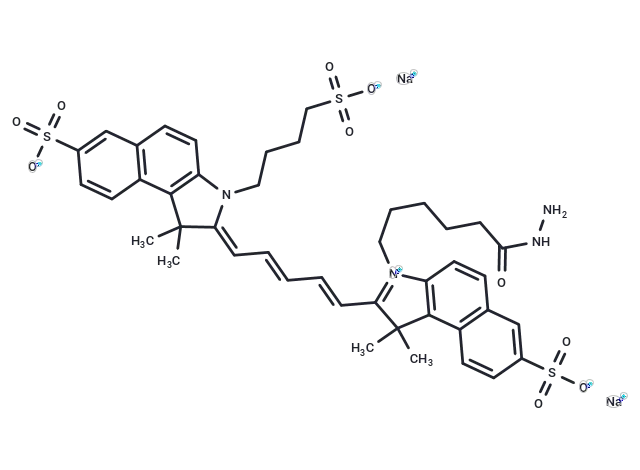 Sulfo Cy5.5-hydrazide sodium